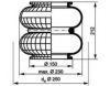 PE Automotive 084.140-20A Boot, air suspension